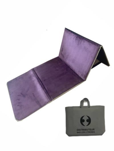Tapis de prière pliable avec dossier – VIOLET