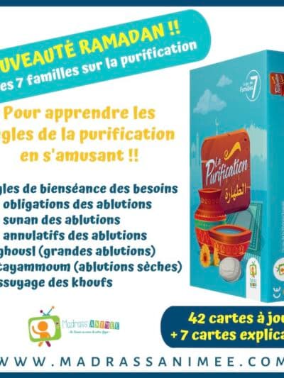 JEU DES 7 FAMILLES SUR LA PURIFICATION