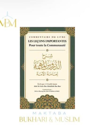 Commentaire du livre Les Leçons Importantes Pour toute la Communauté