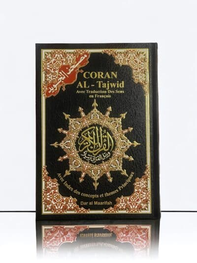 Grand Coran Al-Tajwid Arabe Français NOIR