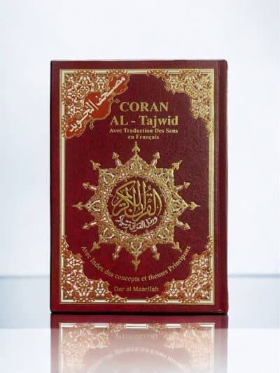 Grand Coran Al-Tajwid Arabe Français ROUGE