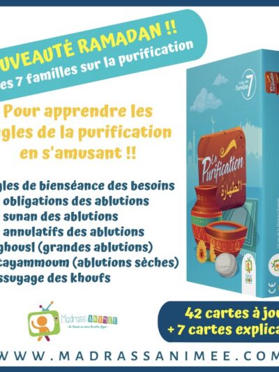 JEU DES 7 FAMILLES SUR LA PURIFICATION