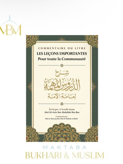 Commentaire du livre Les Leçons Importantes Pour toute la Communauté